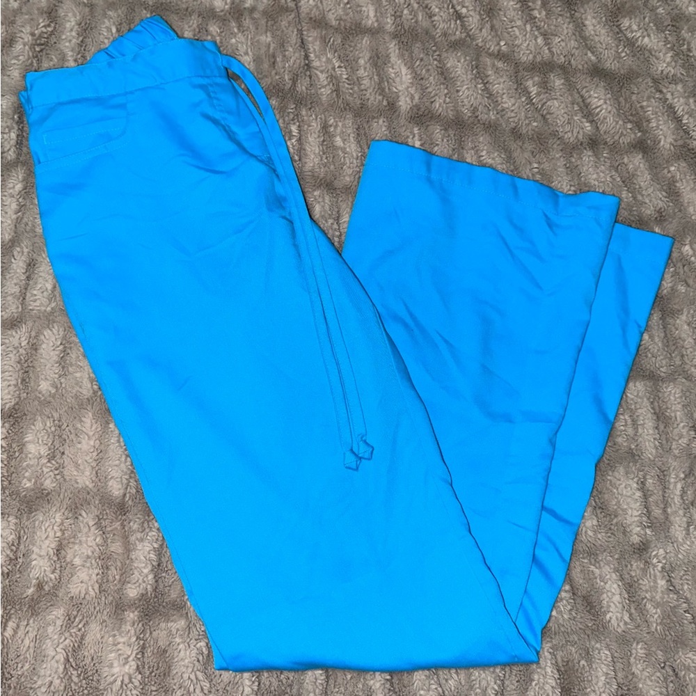 Women’s blue Greys Anatomy scrub bottoms